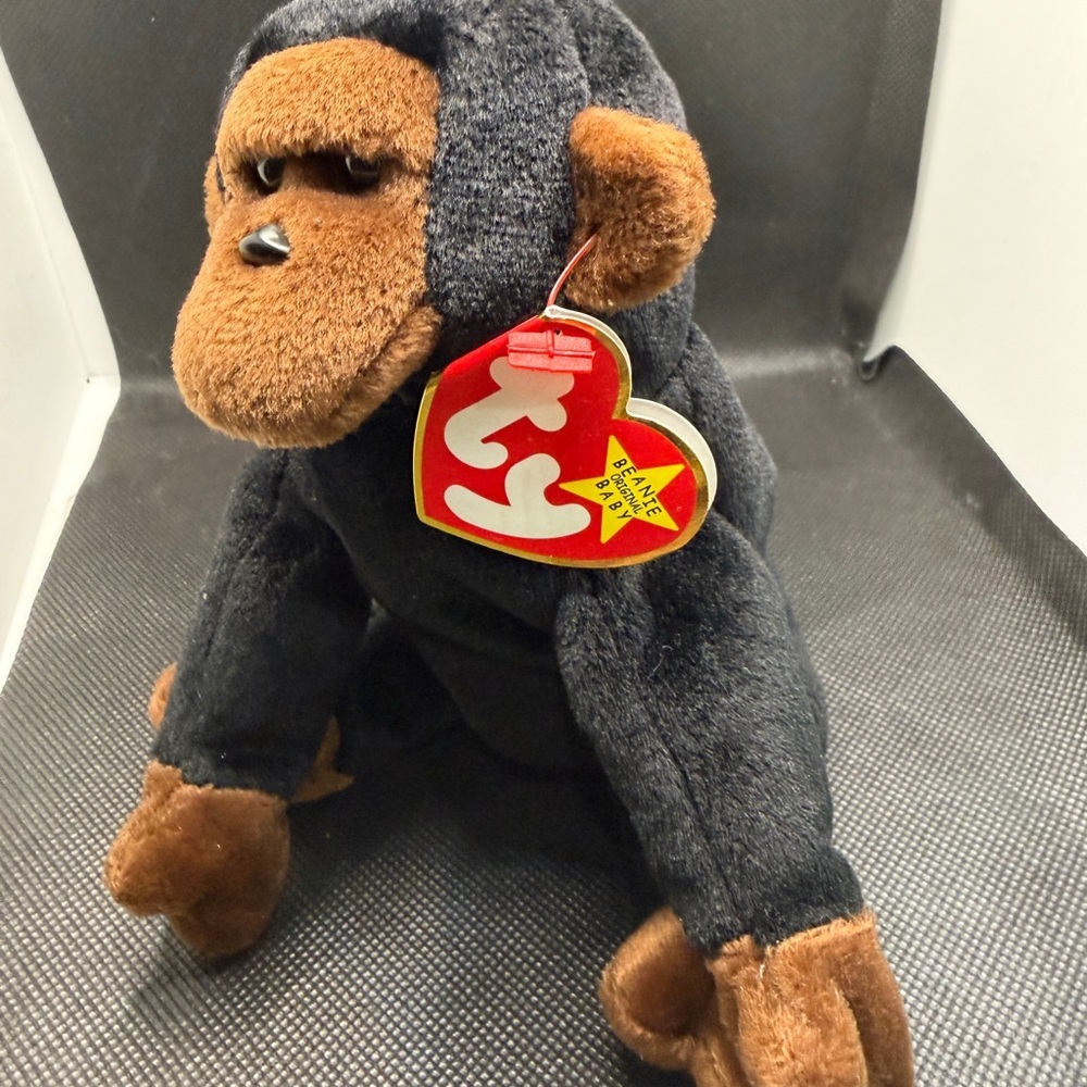 Ty Beanie Baby Congo Monkey 1996 Plush Toy w Tag